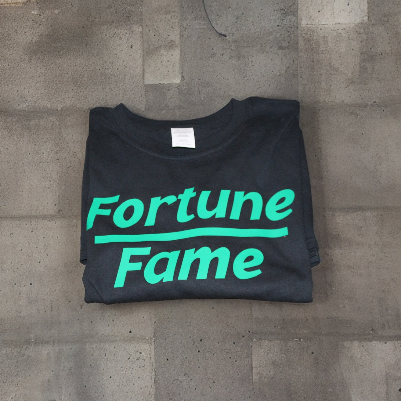 Fortune Over Fame Shirt (Black/Green)