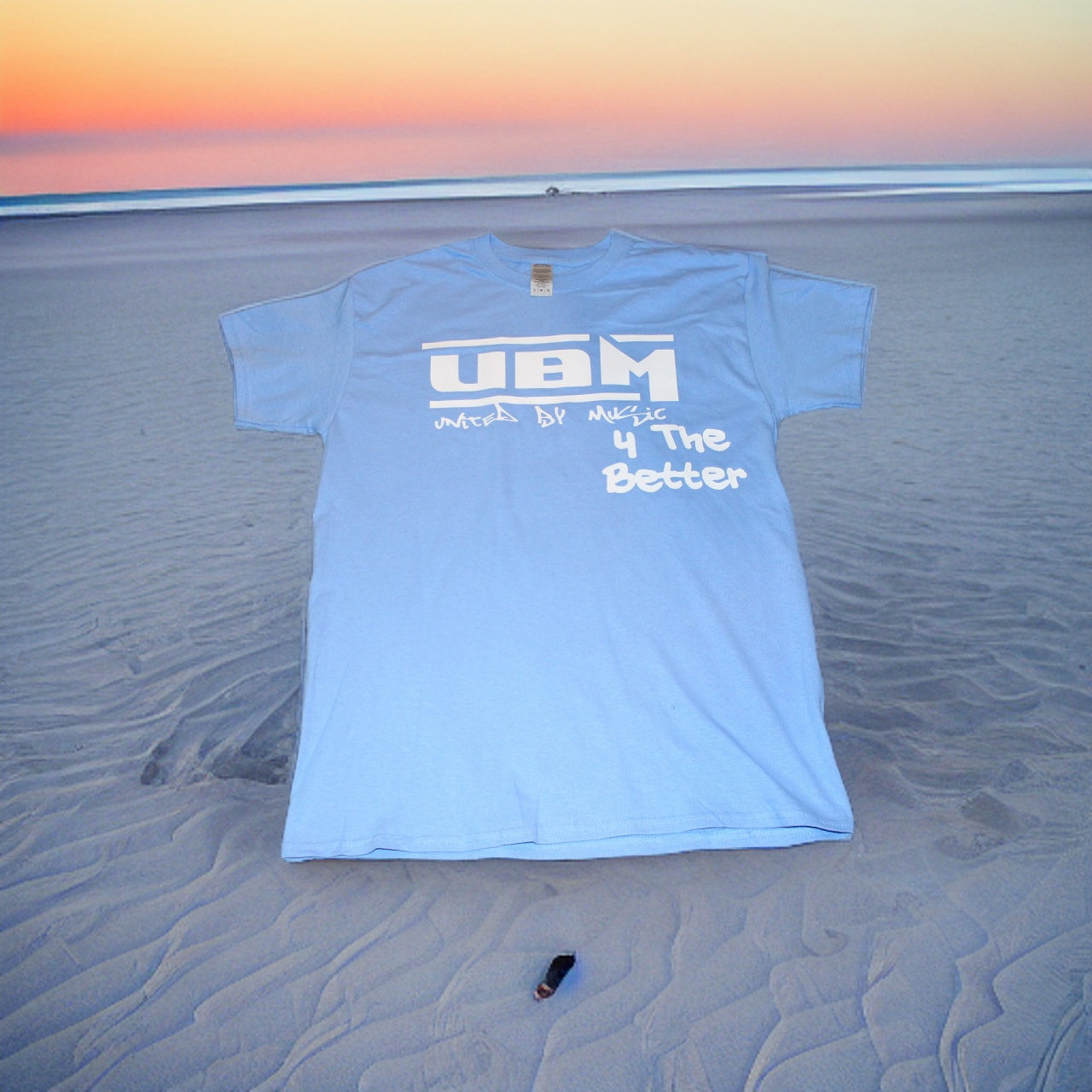 UBM/4TB Collab Shirt (Carolina Blue/White)